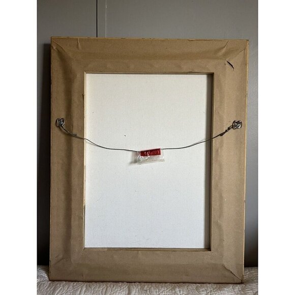 Framed And Embedded Signature Signed Canvas Print /Sheila Wolk - Revelation - Picture 3 of 3